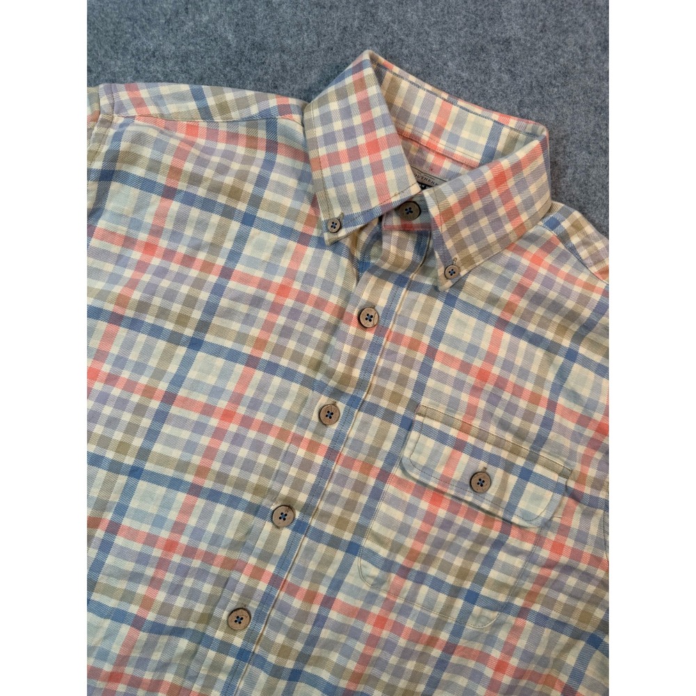 Southern‎ Marsh Mens Medium Plaid Button Down Shirt Long Sleeve Flannel